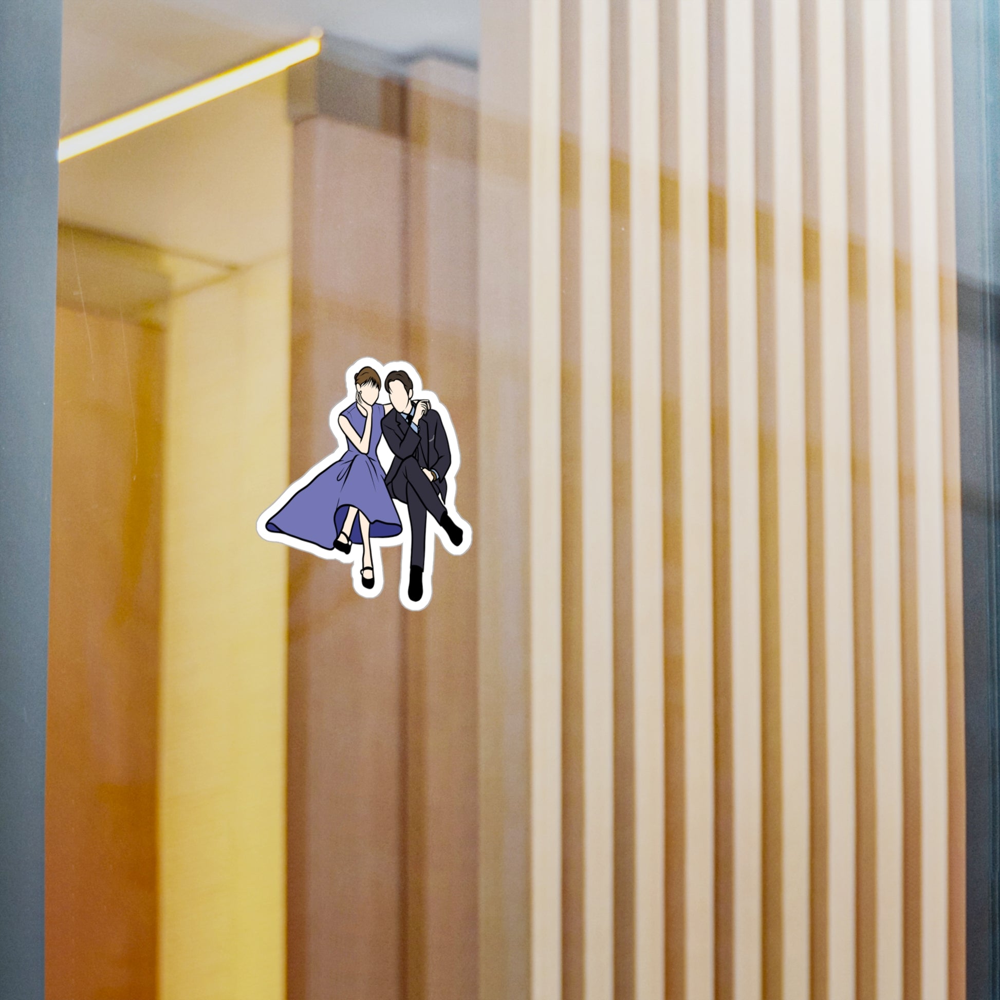 King the Land Kdrama Sticker – Kiss-Cut Fanart for Romantic Comedy Fans