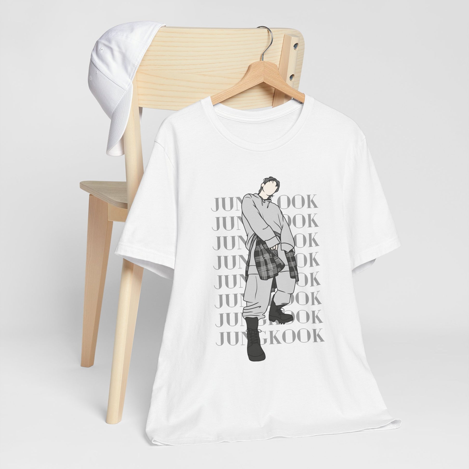 3D Jungkook Fan T-Shirt – Kpop-Inspired Tee for Fans of Korean Boy Groups