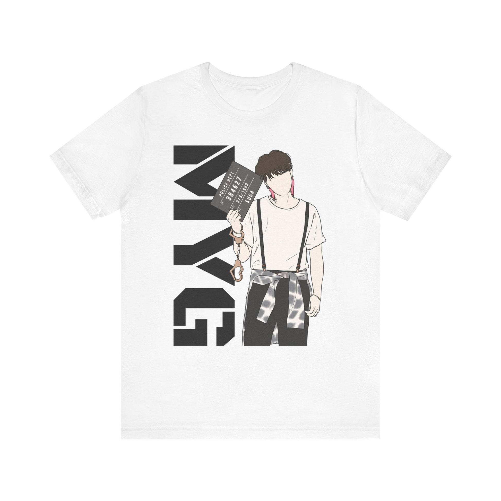 Suga, Min Yoongi-Inspired Kpop T-Shirt for ARMY – Fanart Tee for Korean Music Fans