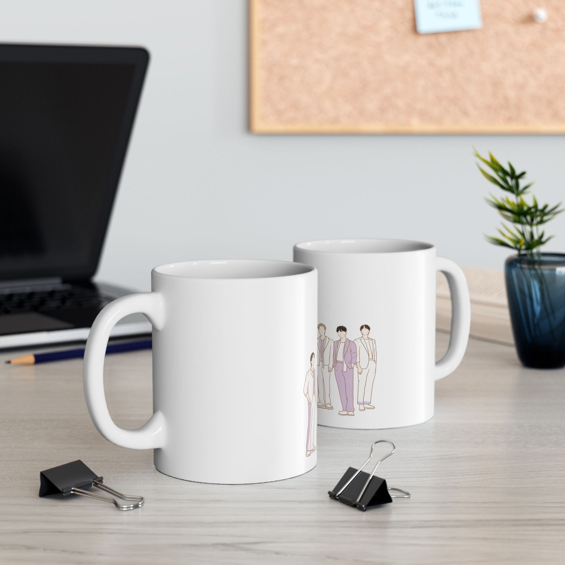 Minimal Kpop Mug – Flim Out Style Gift for ARMYs & Kpop Lovers