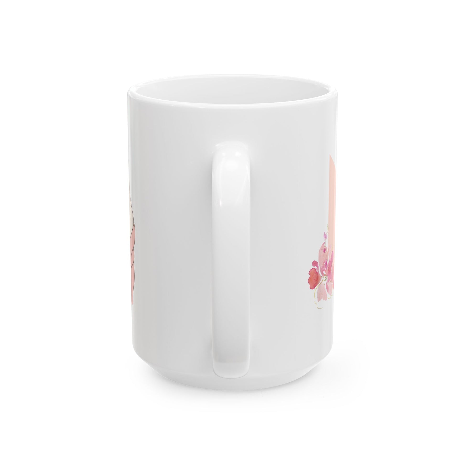Kpop Logo Mug with Korean Heart – 11oz & 15oz Glossy Fan Gift