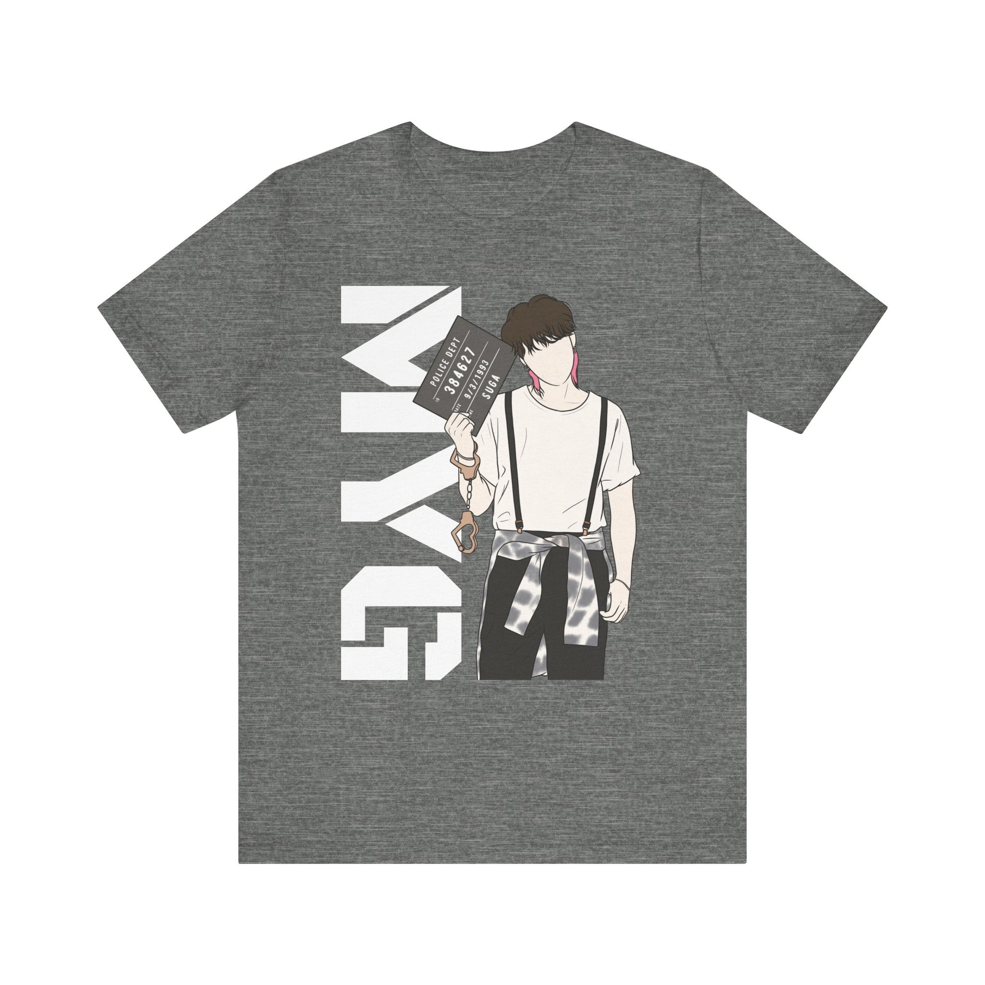Suga, Min Yoongi-Inspired Kpop T-Shirt for ARMY – Fanart Tee for Korean Music Fans