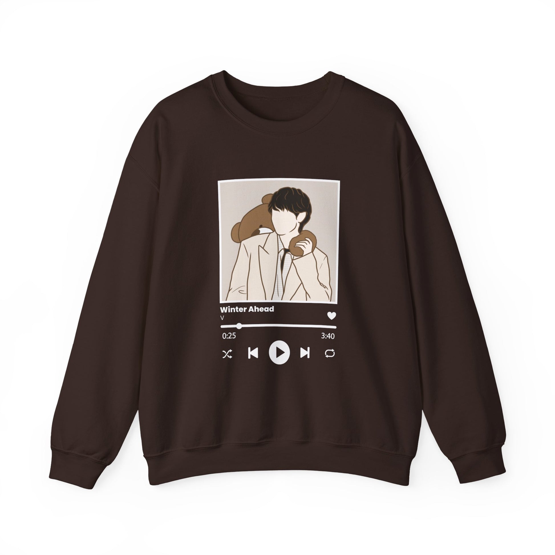 V ‘Winter Ahead’ Kpop Sweatshirt – Serene Crewneck for ARMY and Bangtan Style Fans