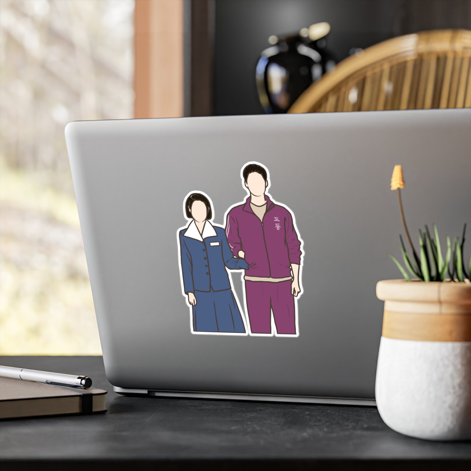 When Life Gives You Tangerines Kdrama Sticker – Kiss-Cut Fanart for Healing Romance Fans