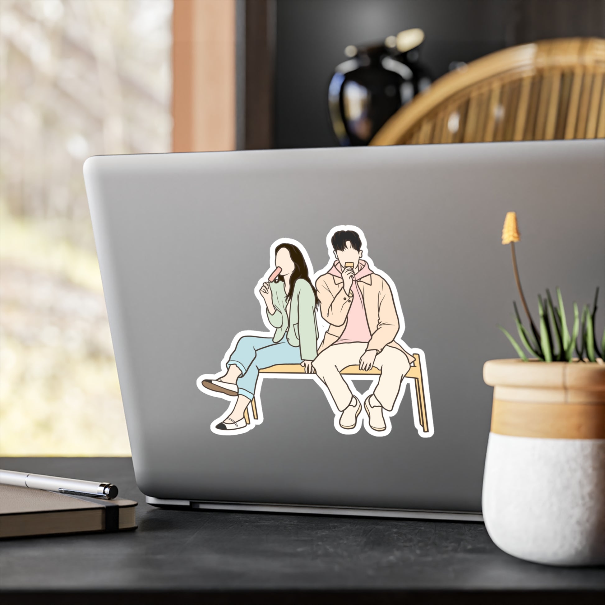 Doctor Slump Kdrama Sticker – Kiss-Cut Fanart for Healing Romance Fans