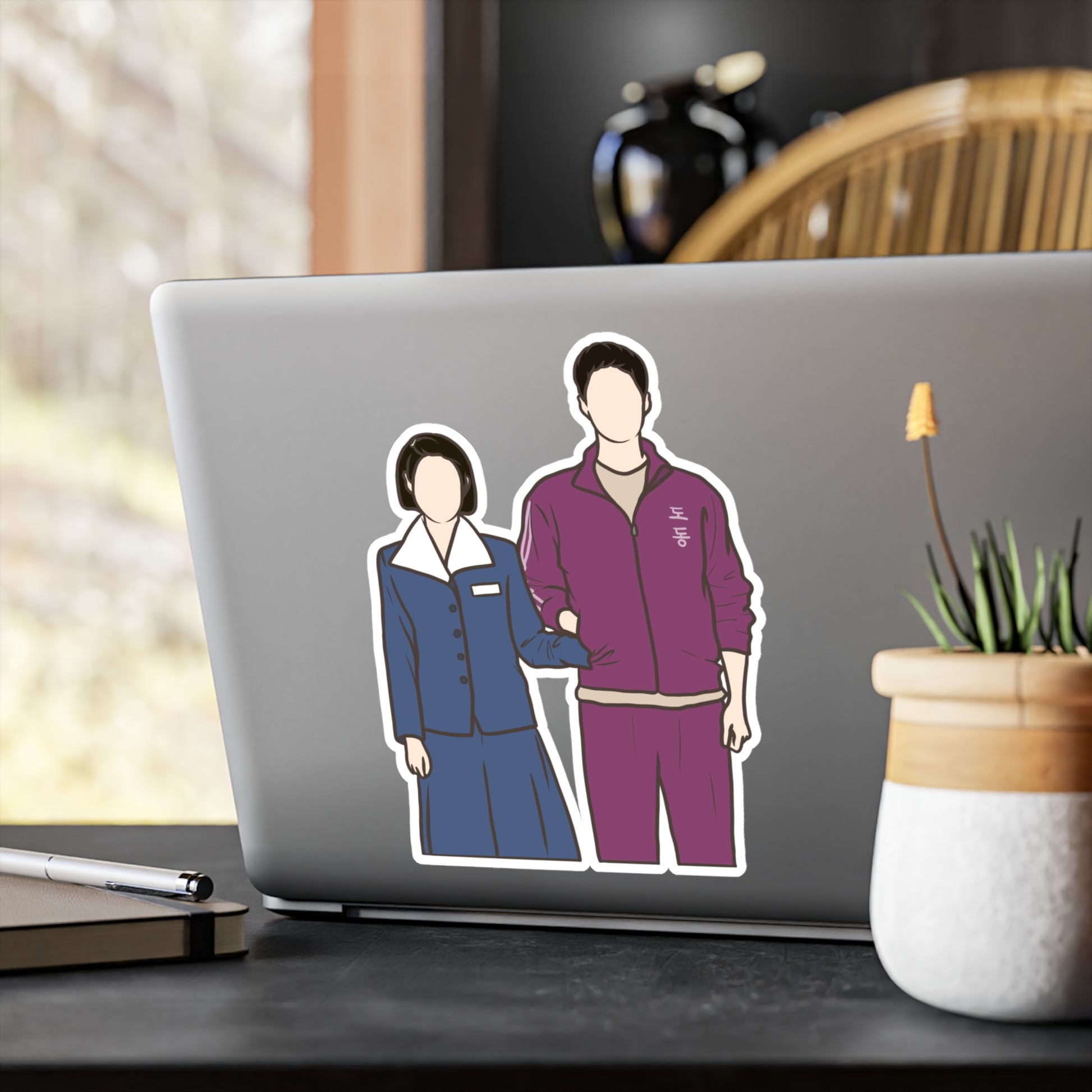 When Life Gives You Tangerines Kdrama Sticker – Kiss-Cut Fanart for Healing Romance Fans