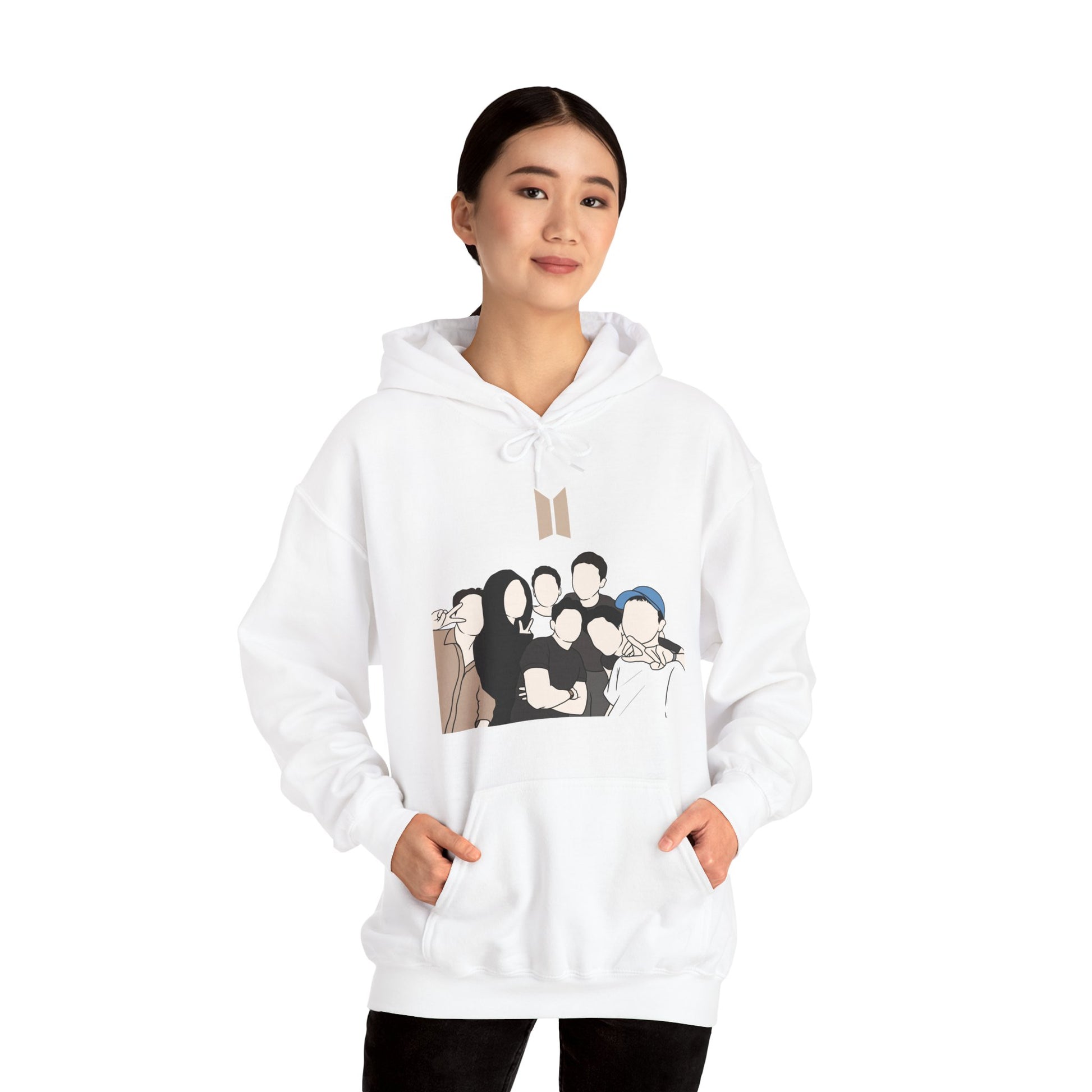 Kpop Hoodie for ARMY – Bangtan-Inspired Sweatshirt Gift for Korean Pop Music Fans