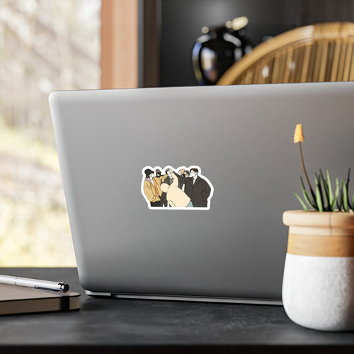 Jin-Inspired Enlistment Kpop Sticker – Sentimental Fan Art for ARMY